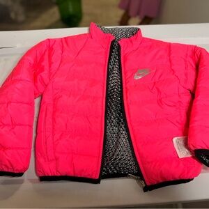 Nike Kids Neon Pink Puffer Jacket